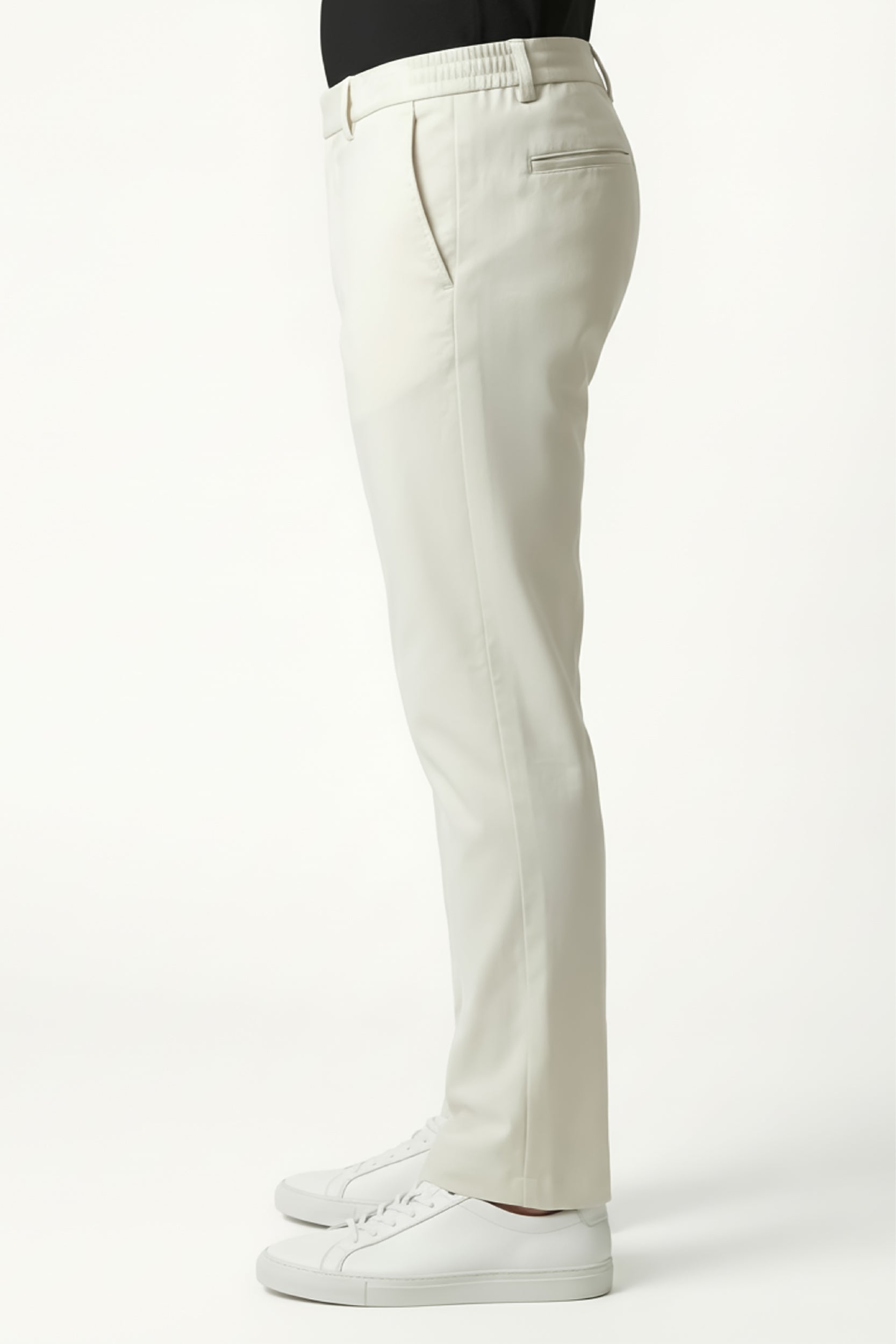 Erkek Flexon Ultra Esnek Relaxed Beli Lastikli Jogger Pantolon Krem M702-R0433-06