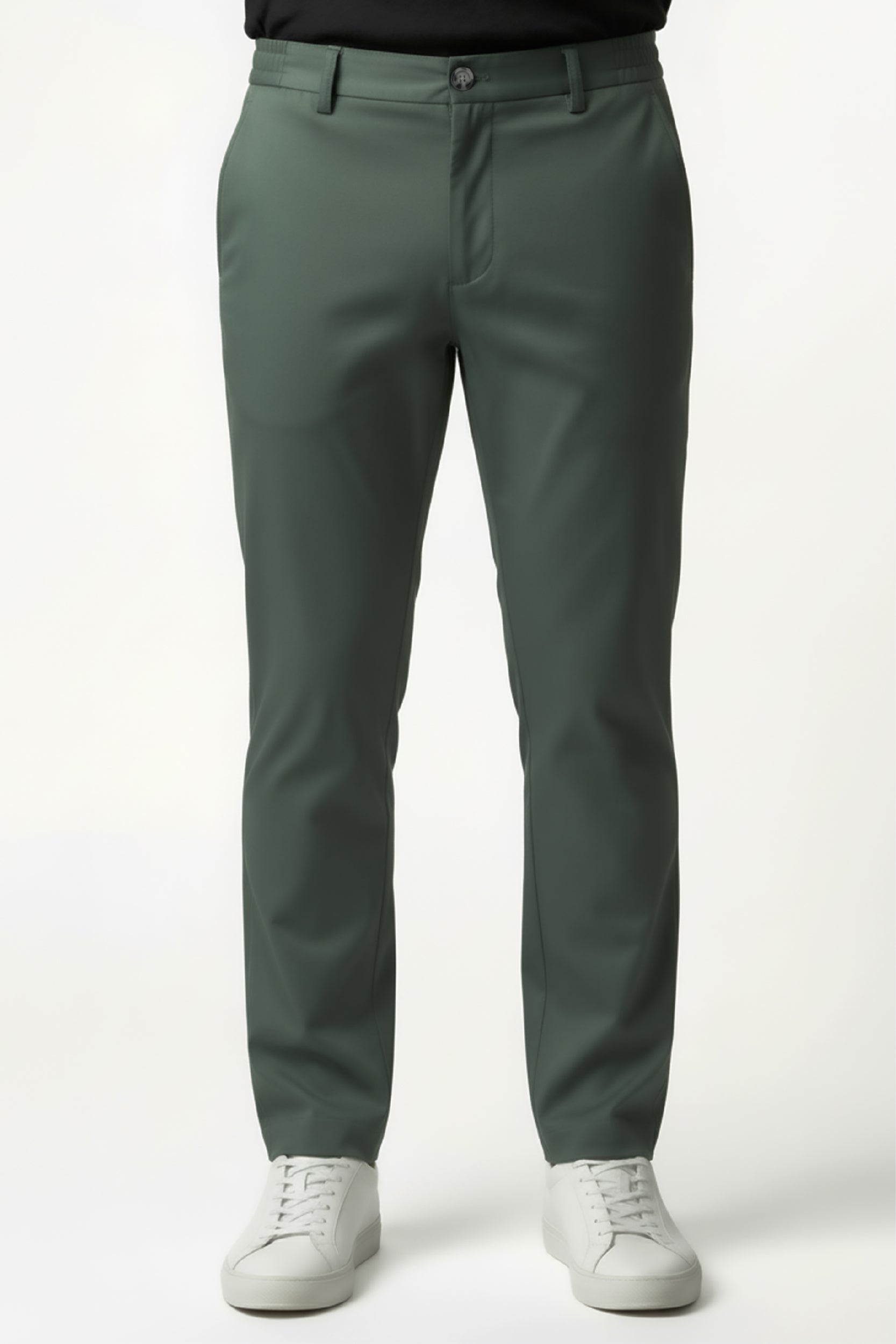 Erkek Flexon Ultra Esnek Relaxed Beli Lastikli Jogger Pantolon Yeşil M702-R0433-01