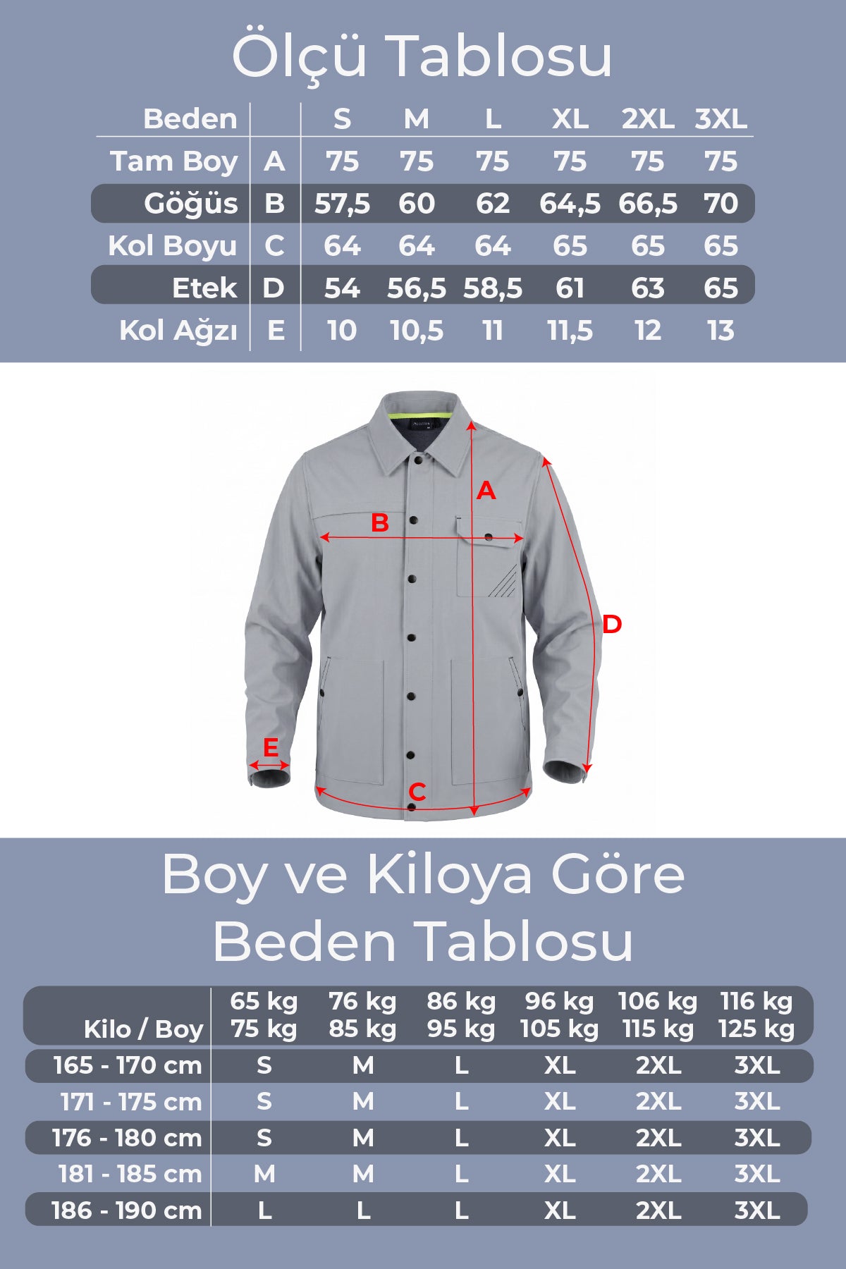 Erkek Metropole Modern Regular Fit Su İtici Teknik Ceket Gri M601-R0501-01