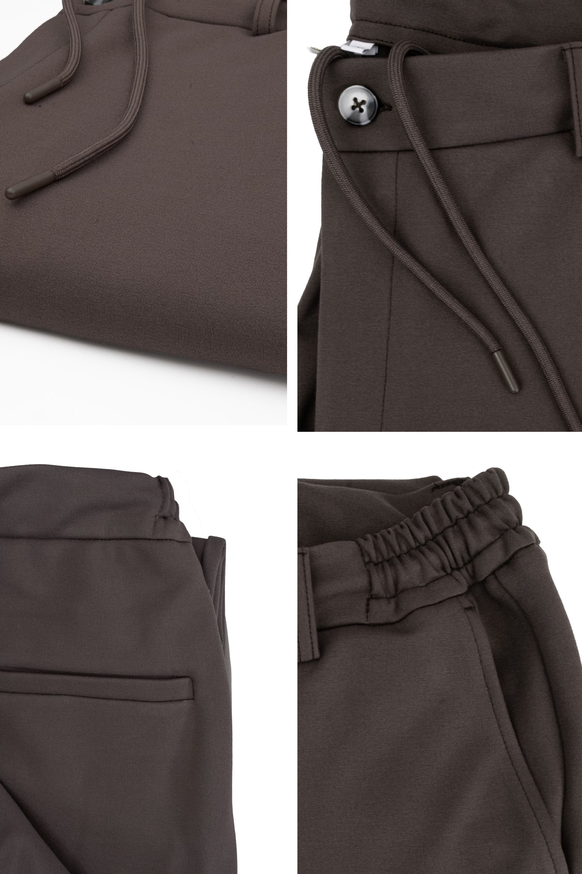 Herren North Flexible Relaxed Jogger Hose mit elastischem Bund Braun M702-R0311-01