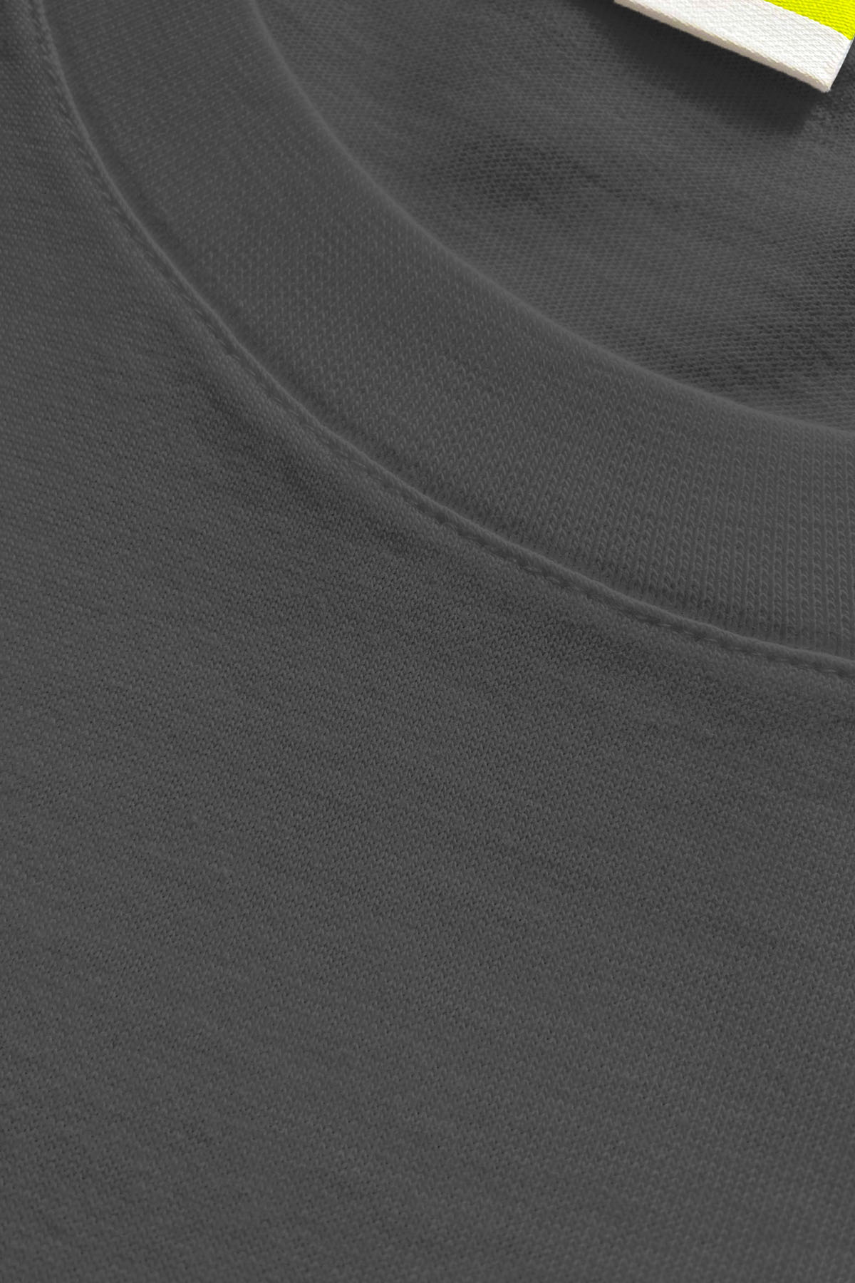 Herren T-Shirt Vision Premium Qualität Baumwolle Hochstrukturiert Dunkelgrau M101-R0220-04