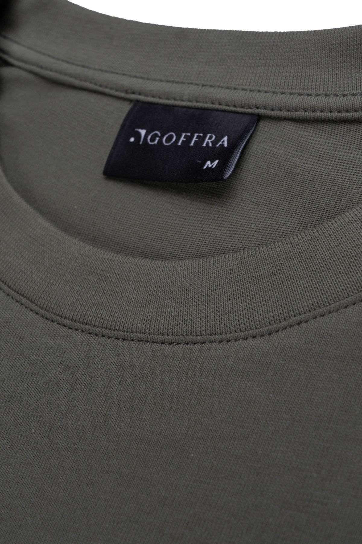 Herren Vision Premium Qualität Hochdichtes Baumwoll T-Shirt Khaki M101-R0220-11