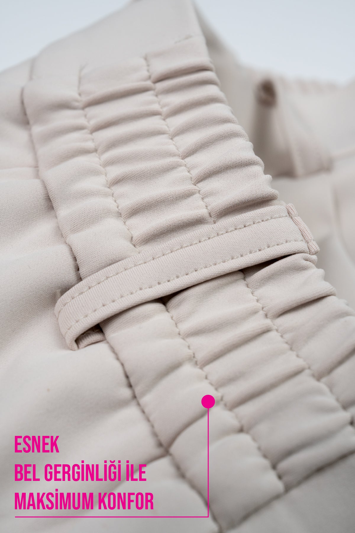 Damen Flexon Ultra Elastische Relaxed Jogginghose mit Gummibund Creme W702-R0433-06