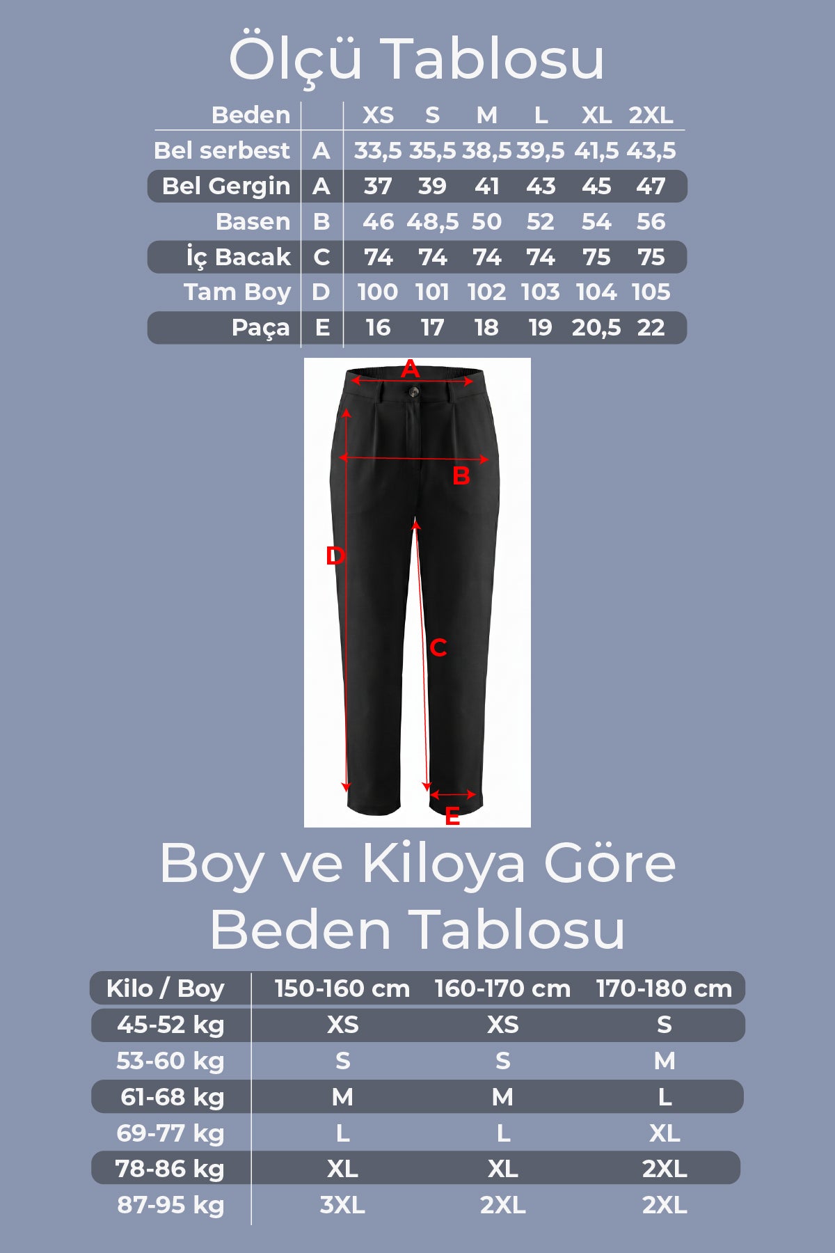 Damen Flexon Ultra Elastische Jogger-Hose mit Gummizug an der Taille Schwarz W702-R0433-07
