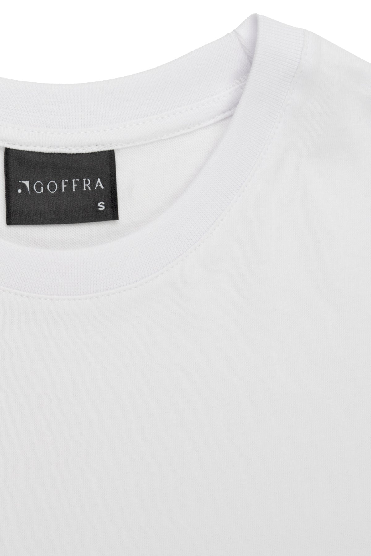 Kadın Vision Bisiklet Yaka Premium Kalite Yoğun Dokulu Pamuklu T-Shirt Beyaz W101-R0220-01