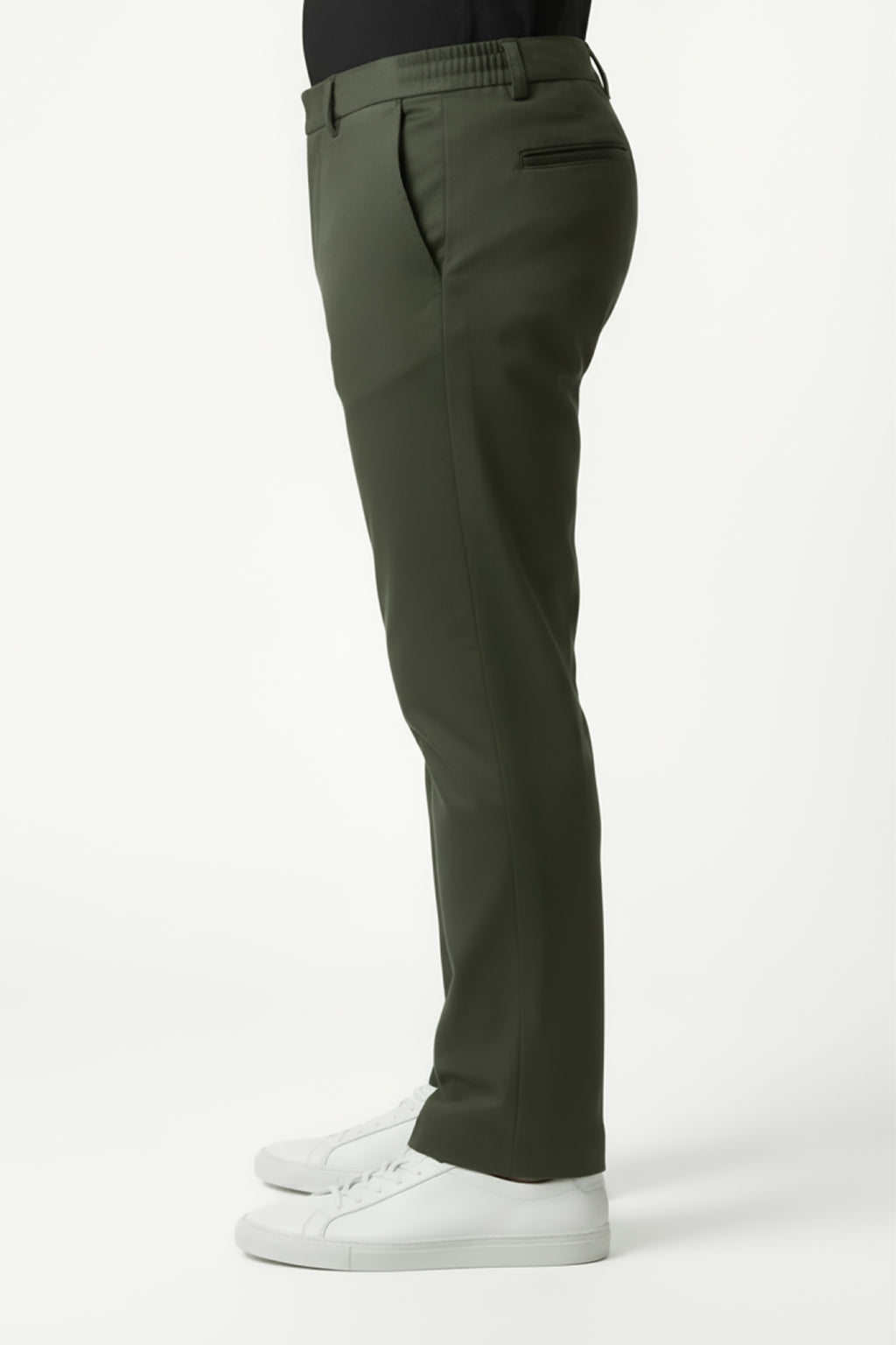 Erkek Flexon Ultra Esnek Relaxed Beli Lastikli Jogger Pantolon Haki M702-R0433-04