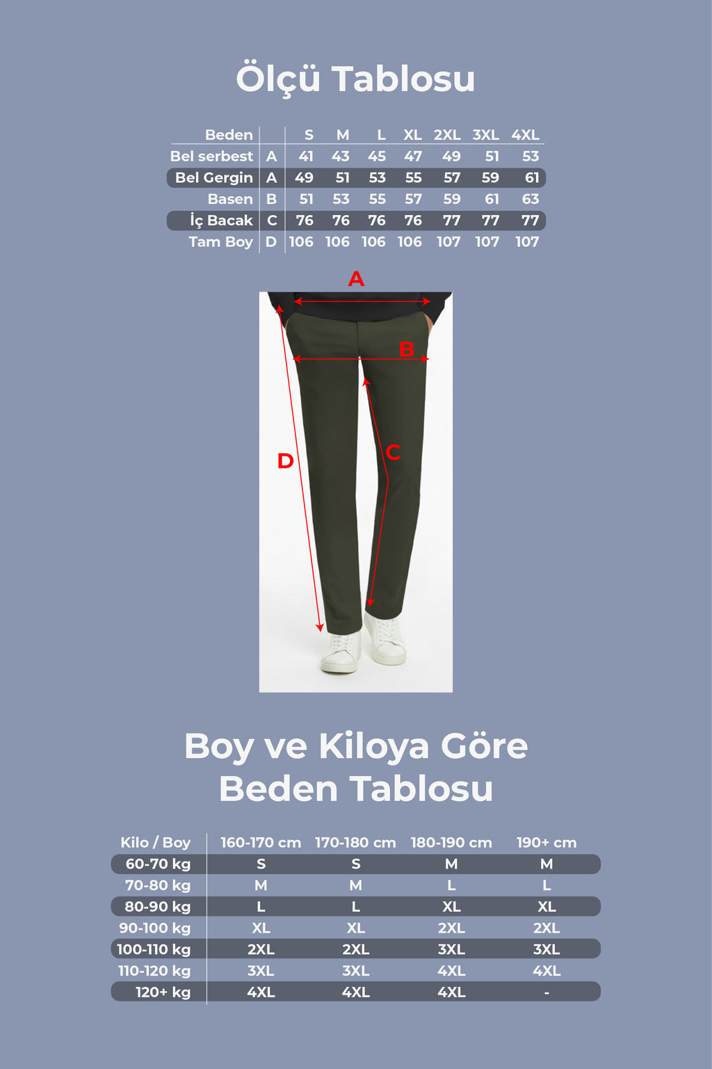 Erkek Flexon Ultra Esnek Relaxed Beli Lastikli Jogger Pantolon Haki M702-R0433-04