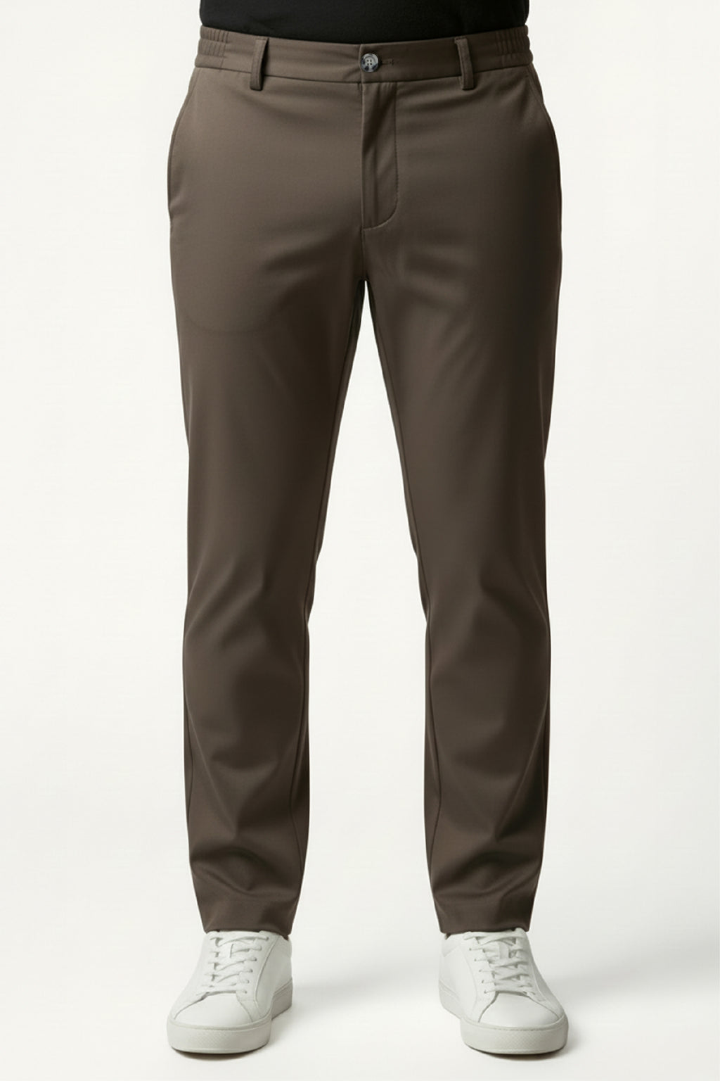Erkek Flexon Ultra Esnek Relaxed Beli Lastikli Jogger Pantolon Kahverengi M702-R0433-03