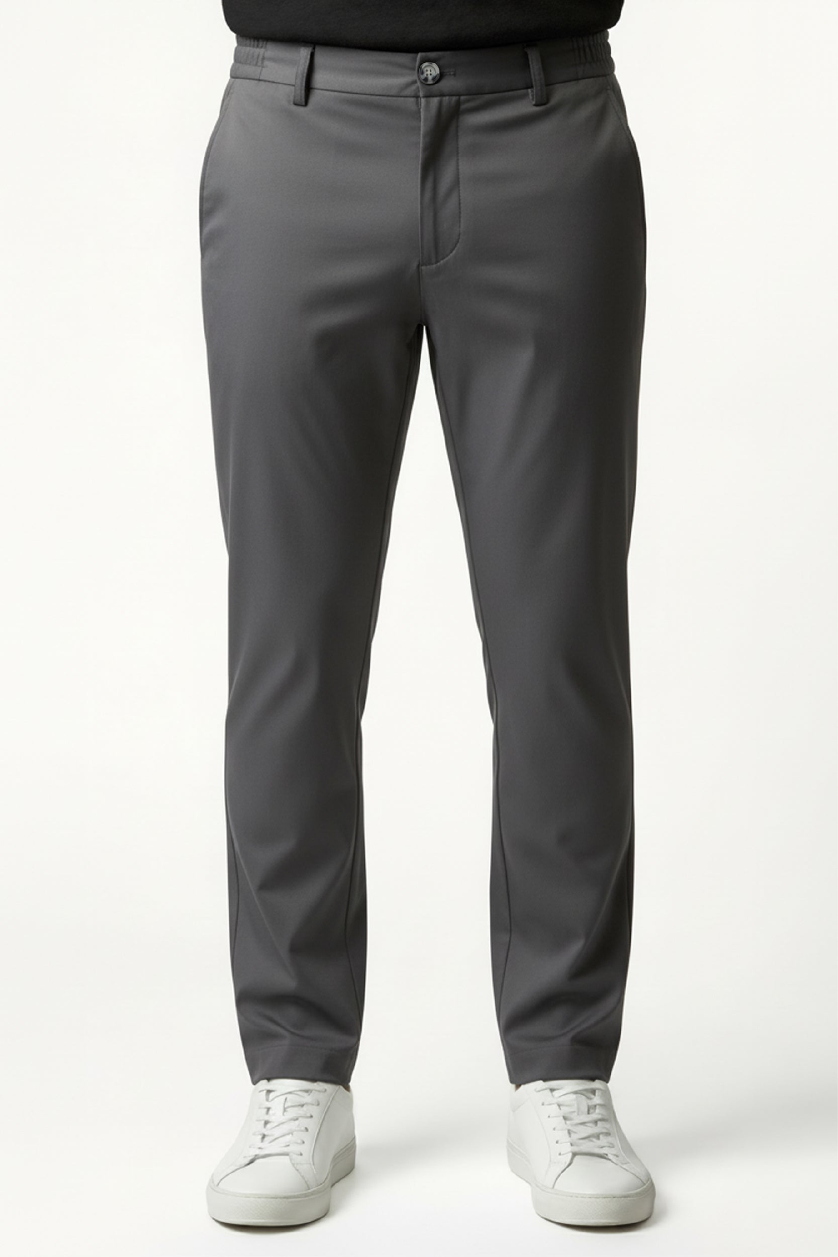 Erkek Flexon Ultra Esnek Relaxed Beli Lastikli Jogger Pantolon Koyu Gri M702-R0433-02