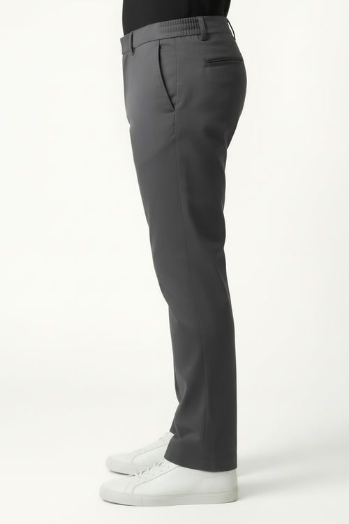 Erkek Flexon Ultra Esnek Relaxed Beli Lastikli Jogger Pantolon Koyu Gri M702-R0433-02