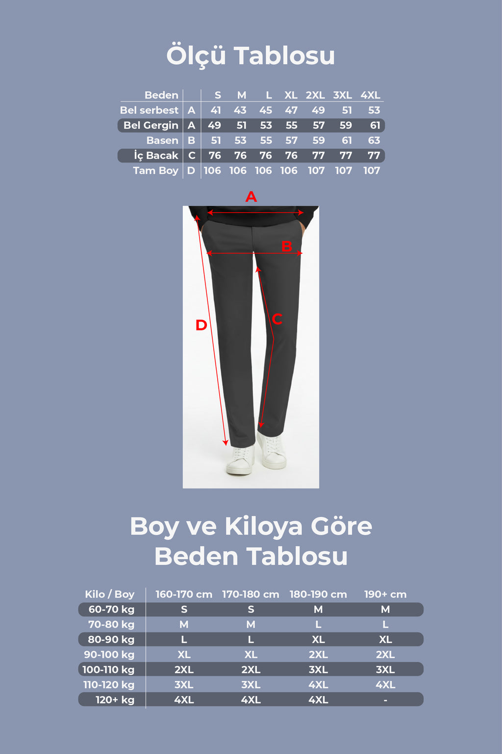 Erkek Flexon Ultra Esnek Relaxed Beli Lastikli Jogger Pantolon Koyu Gri M702-R0433-02