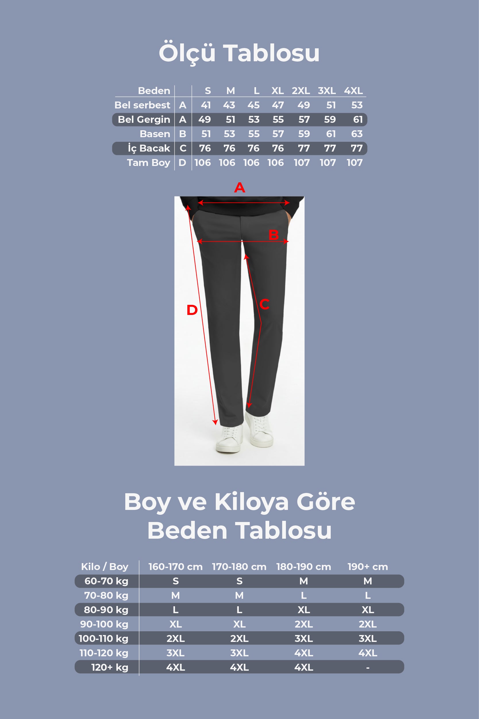 Erkek Flexon Ultra Esnek Relaxed Beli Lastikli Jogger Pantolon Koyu Gri M702-R0433-02