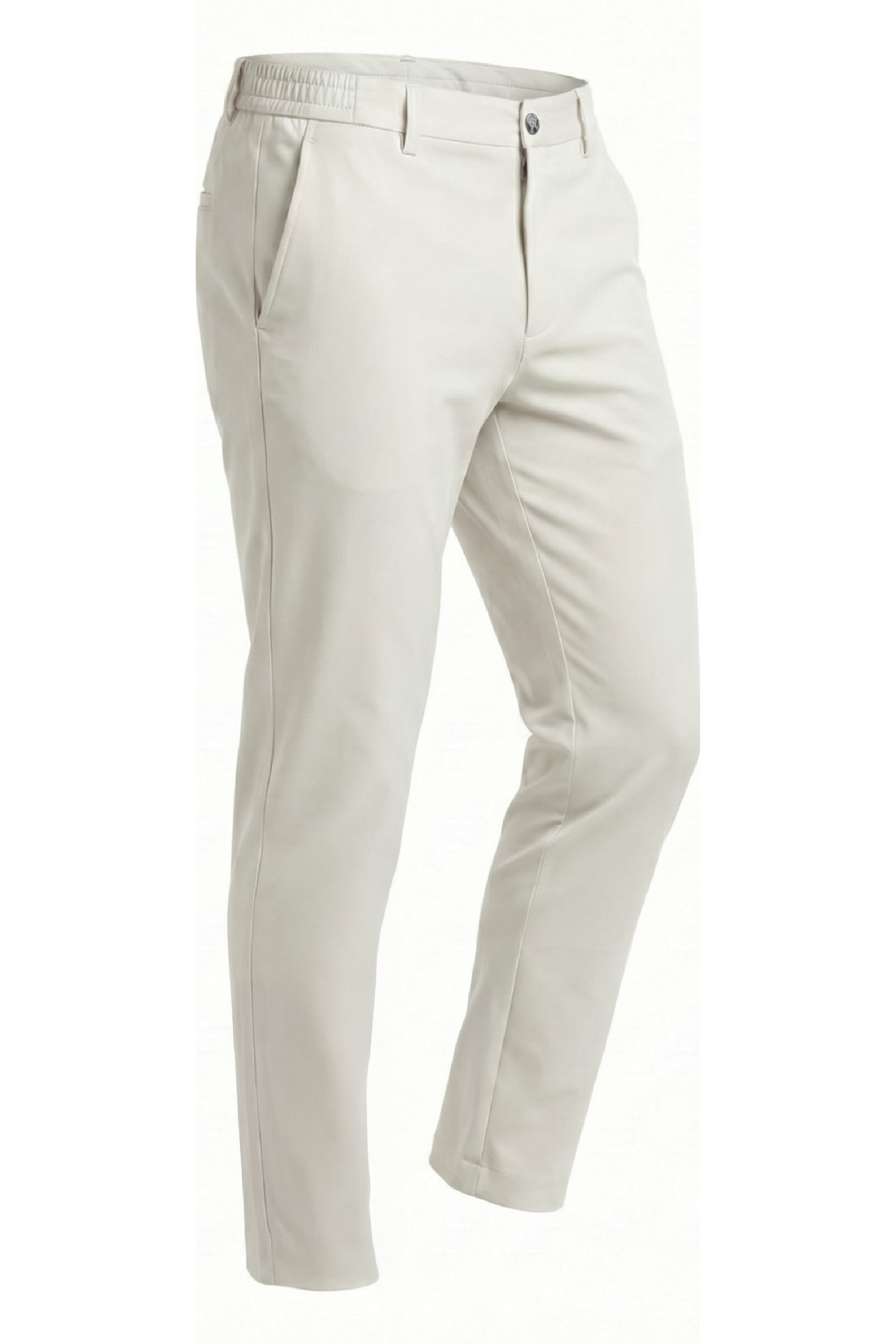 Herren Flexon Ultra Flexible Relaxed Jogger Hose mit elastischem Bund Creme M702-R0433-06