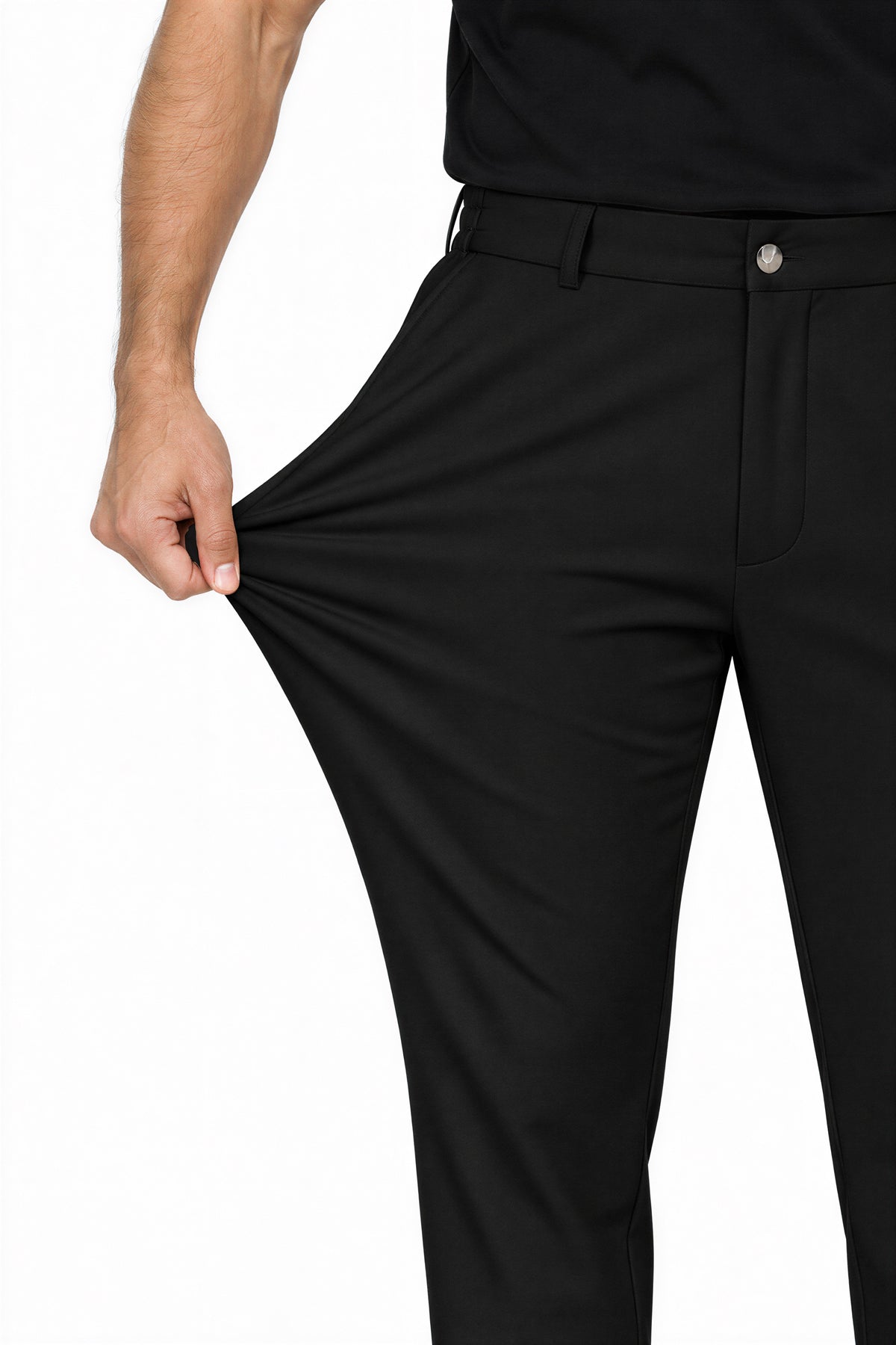 Erkek Flexon Ultra Esnek Relaxed Beli Lastikli Jogger Pantolon Siyah M702-R0433-07