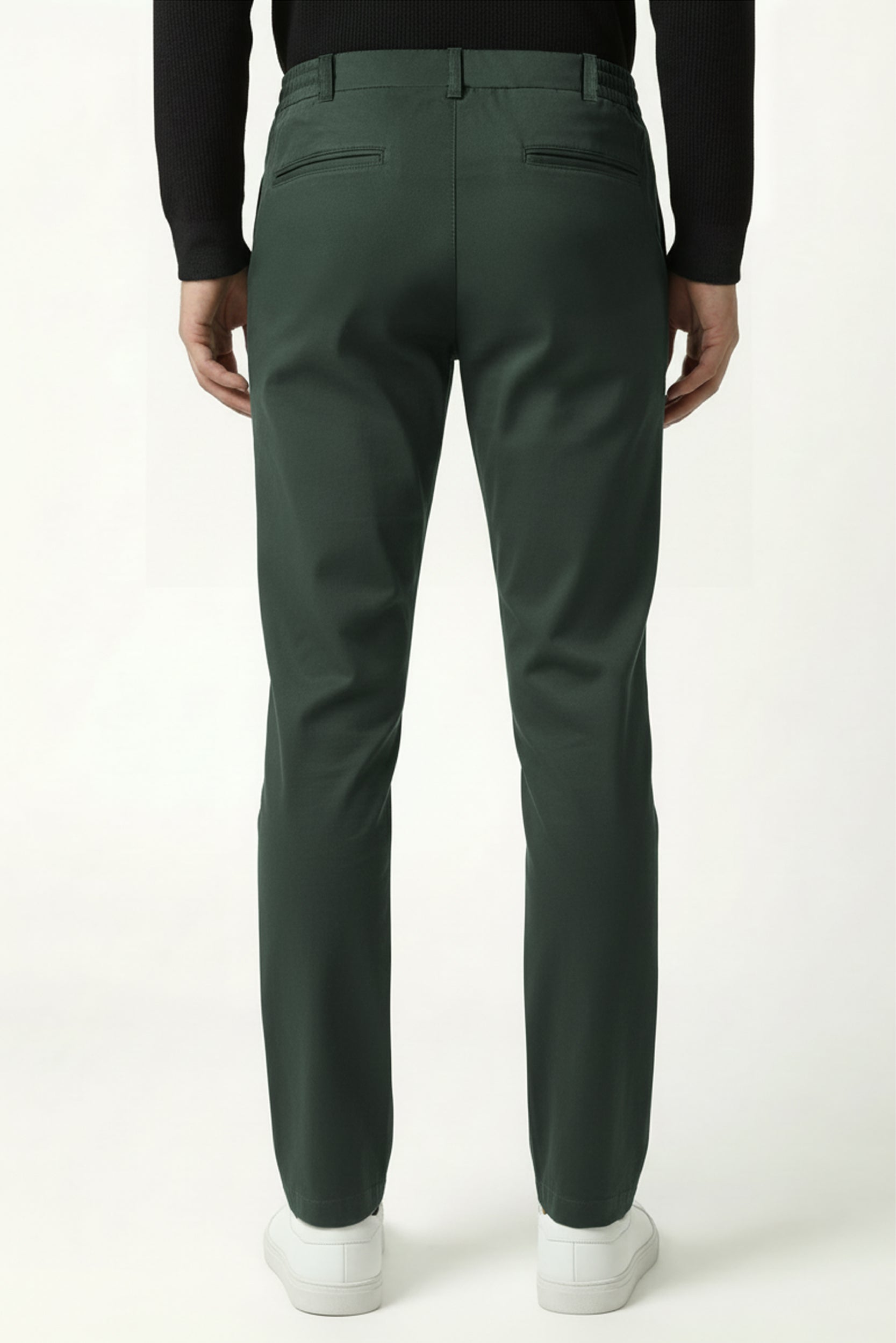 Herren Flexon Ultra Flexible Relaxed Jogger Hose mit elastischem Bund Grün M702-R0433-01