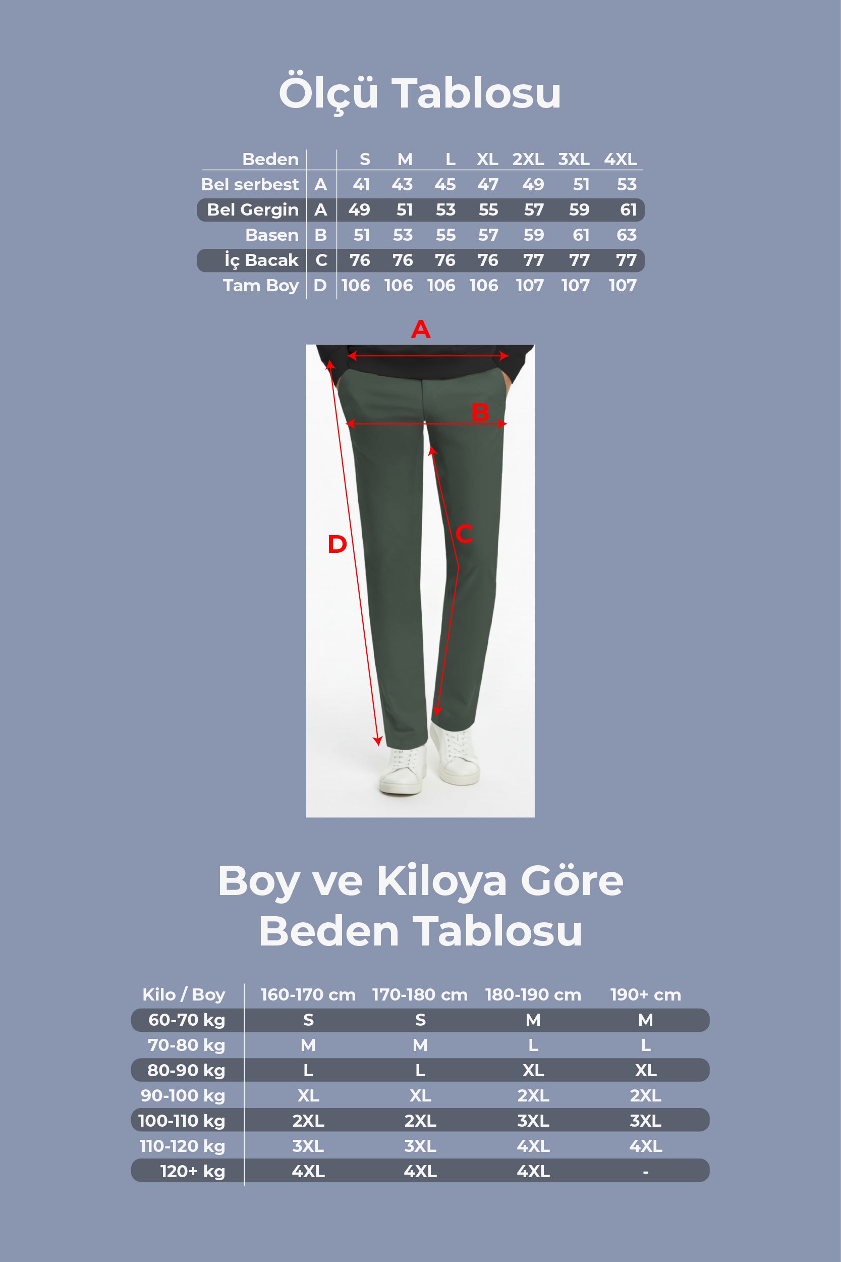 Erkek Flexon Ultra Esnek Relaxed Beli Lastikli Jogger Pantolon Yeşil M702-R0433-01