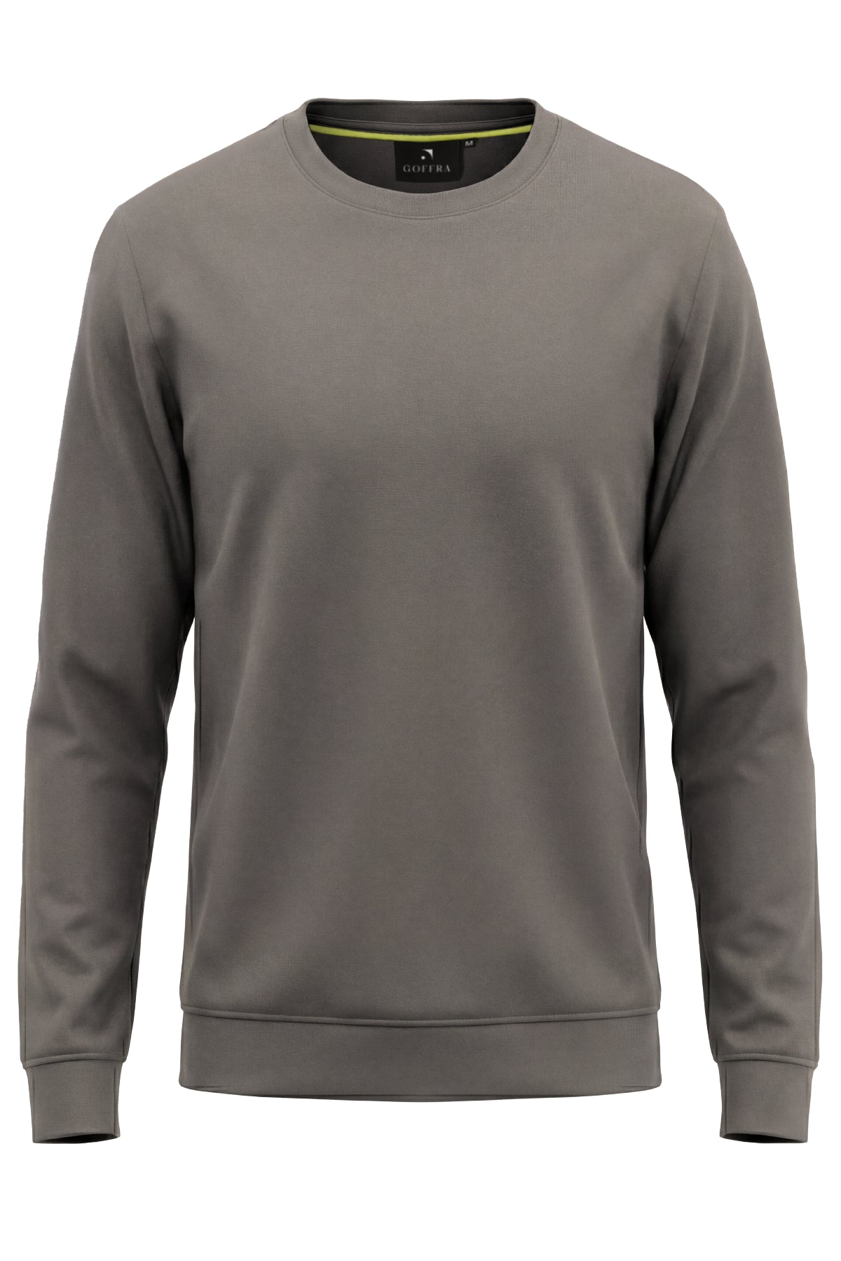Herren Focus Flexibler Stoff Weiche Textur Alltagssweatshirt Hellbraun M401-R0342-05