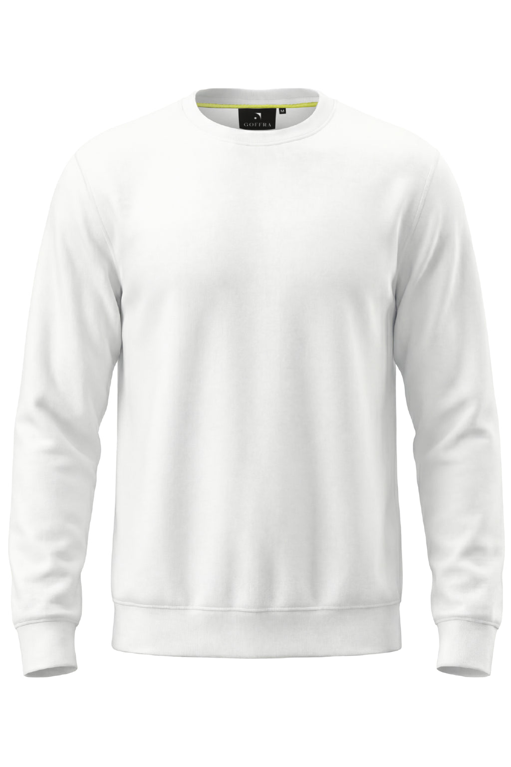 Erkek Focus Esnek Kumaş Yumuşak Dokulu Günlük Sweatshirt Ekru M401-R0342-01