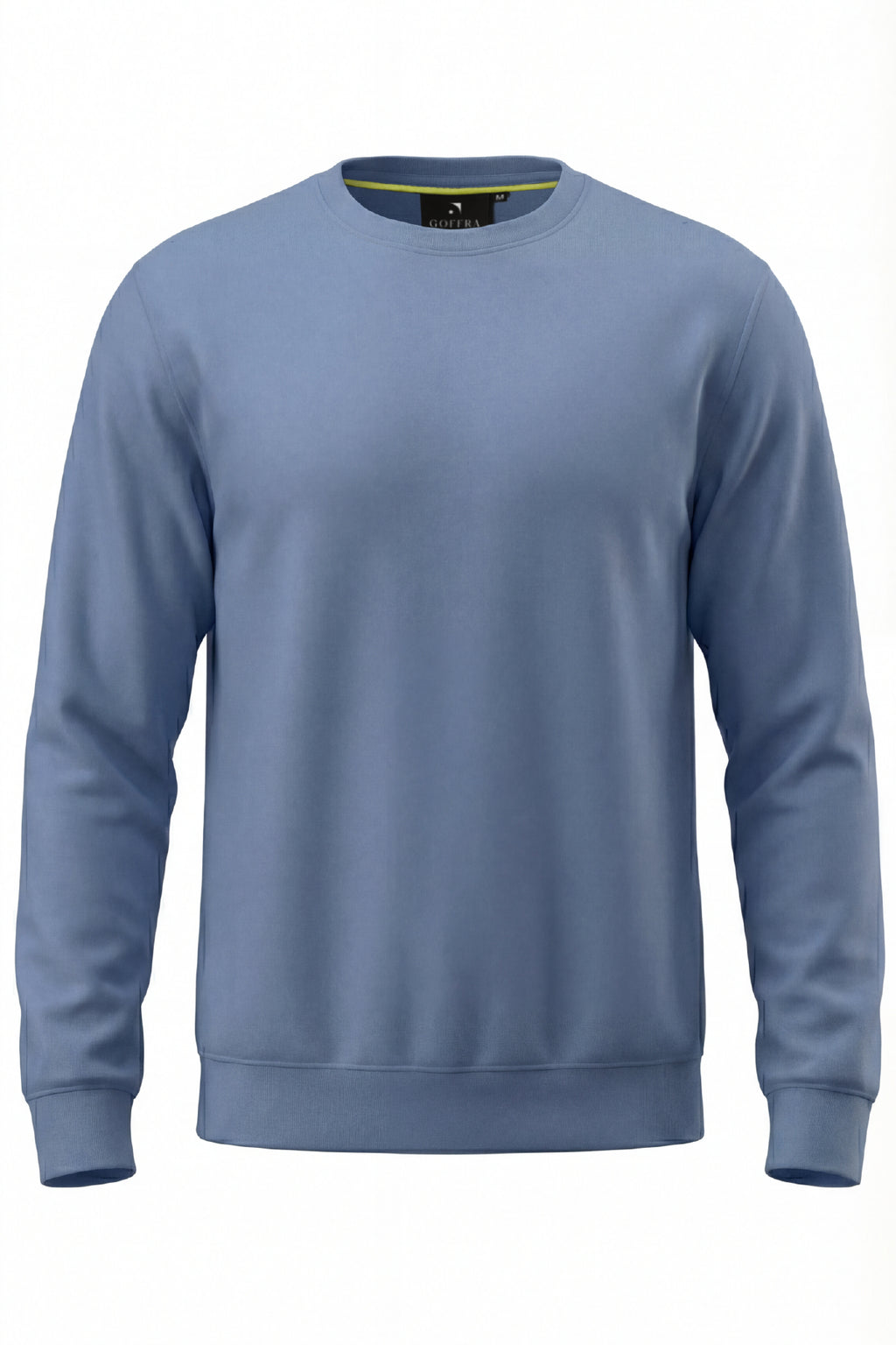 Erkek Focus Esnek Kumaş Yumuşak Dokulu Günlük Sweatshirt Mavi M401-R0342-03