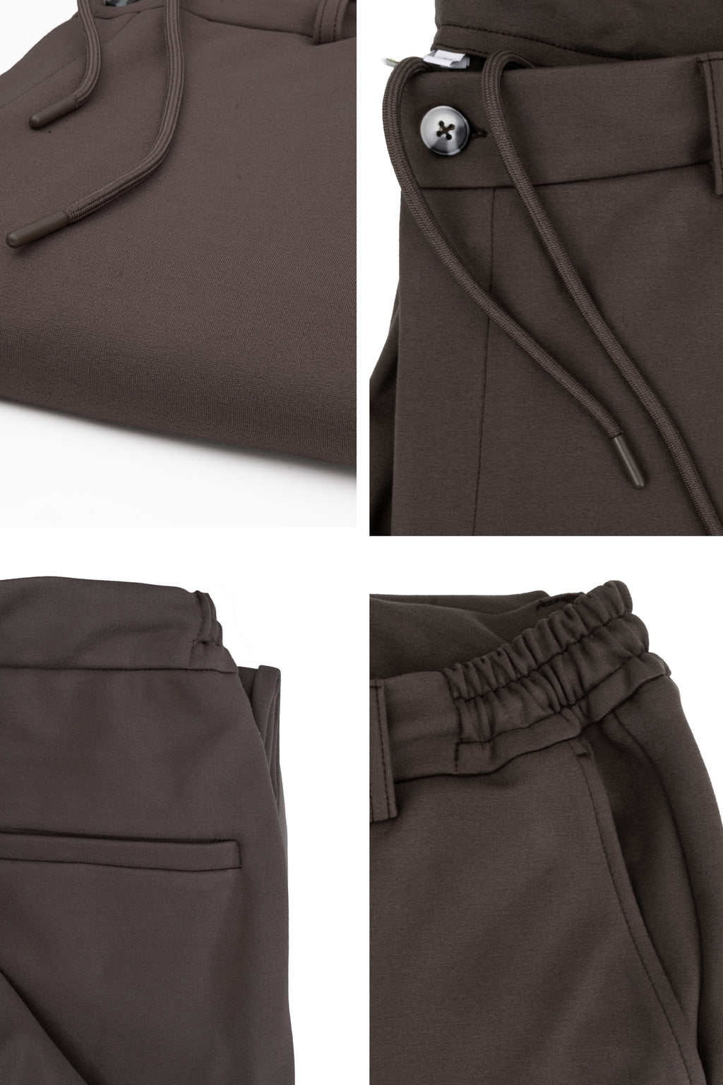 Erkek North Esnek Relaxed Beli Lastikli Jogger Pantolon Kahverengi M702-R0311-01