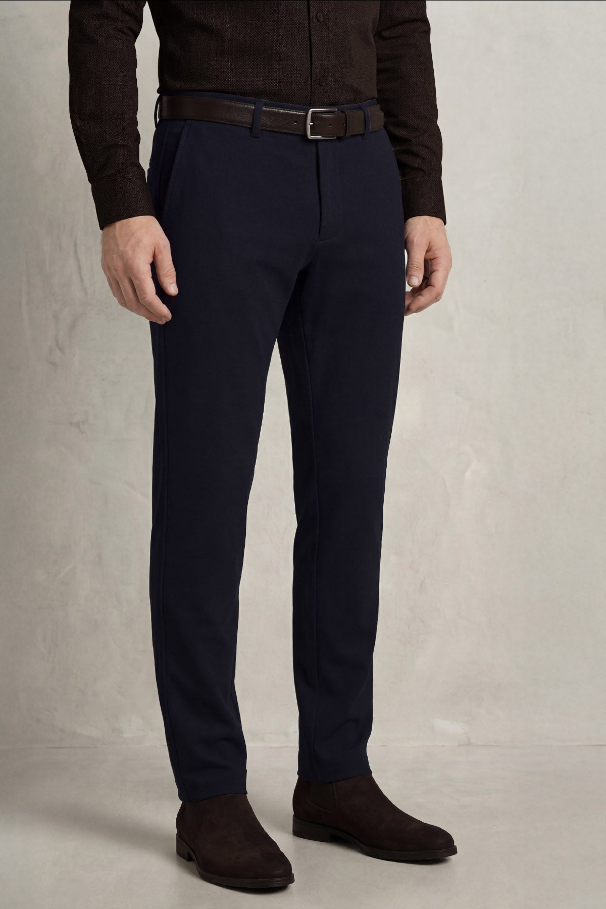 Herren North Flexible Relaxed Jogginghose mit elastischem Bund Marineblau M702-R0311-05