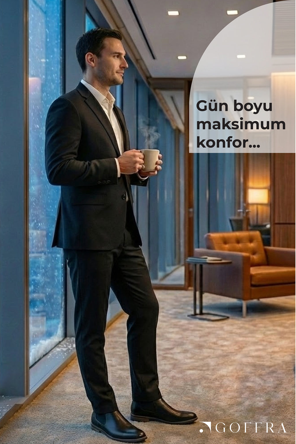 Erkek North Esnek Relaxed Beli Lastikli Jogger Pantolon Siyah M702-R0311-04