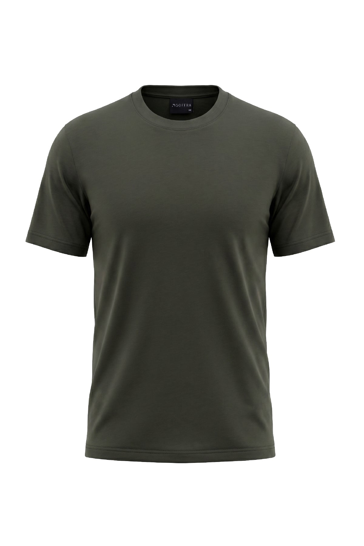 Herren Vision Premium Qualität Hochdichtes Baumwoll T-Shirt Khaki M101-R0220-11