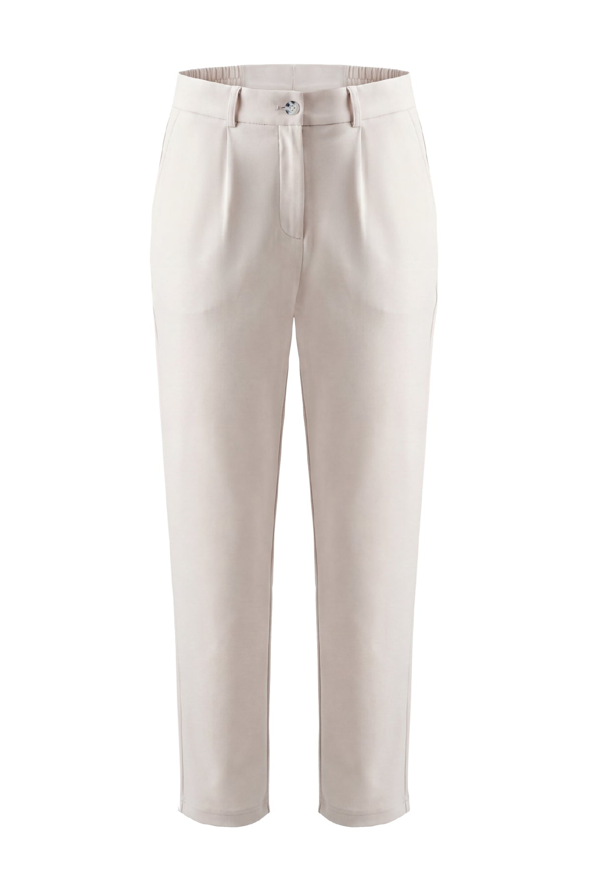 Damen Flexon Ultra Elastische Relaxed Jogginghose mit Gummibund Creme W702-R0433-06