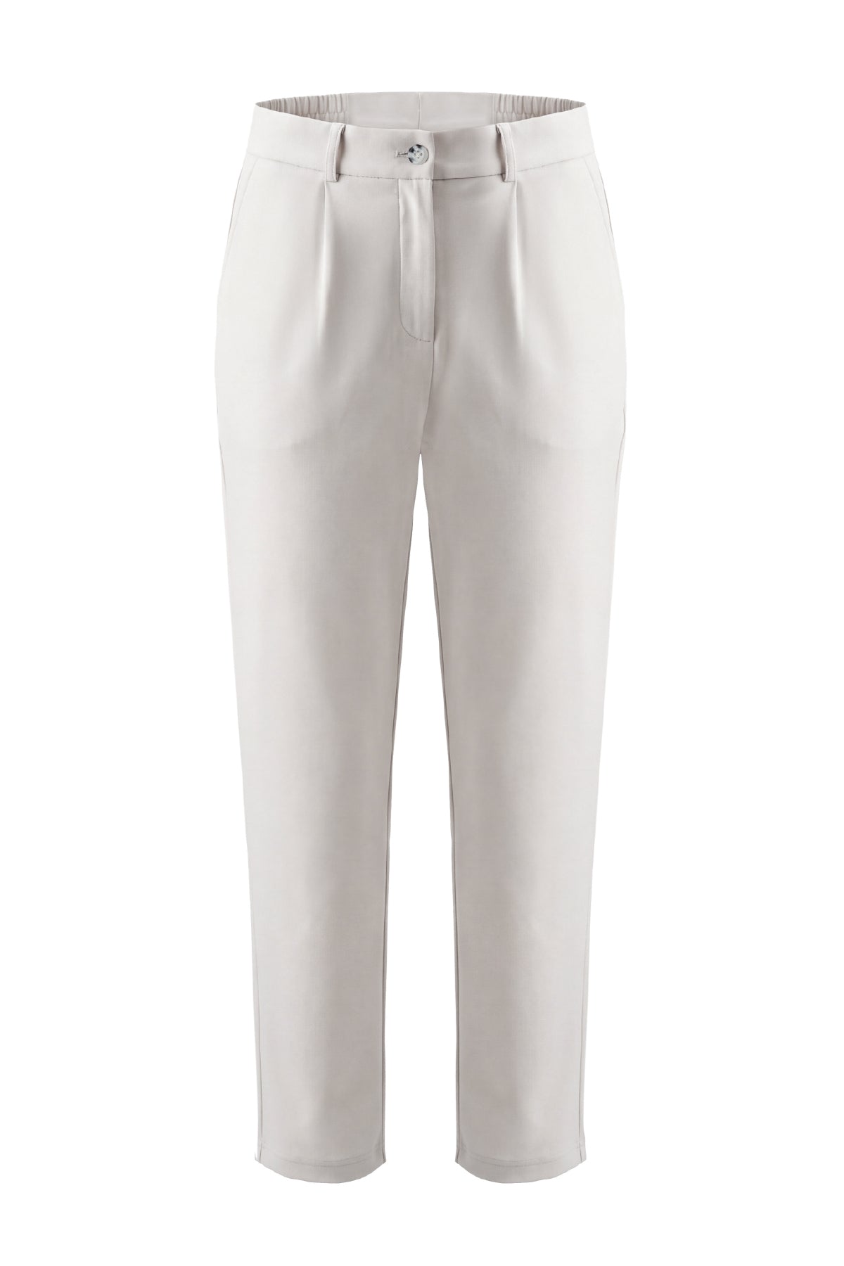 Damen Flexon Ultra Elastische Relaxed Jogger Hose mit Gummizug an der Taille Stein W702-R0433-08
