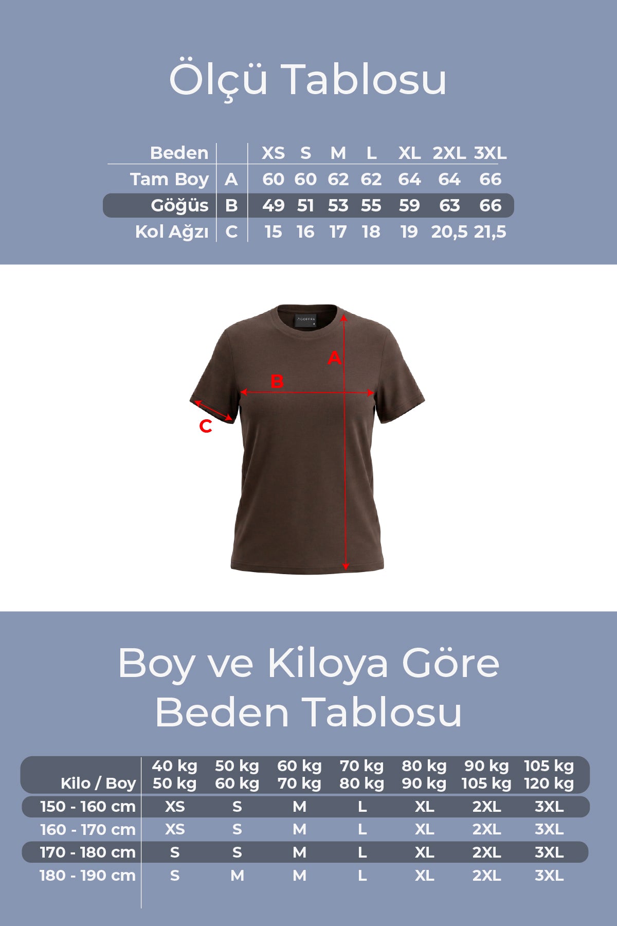 Kadın Vision Bisiklet Yaka Premium Kalite Yoğun Dokulu Pamuklu T-Shirt Kahverengi W101-R0220-06