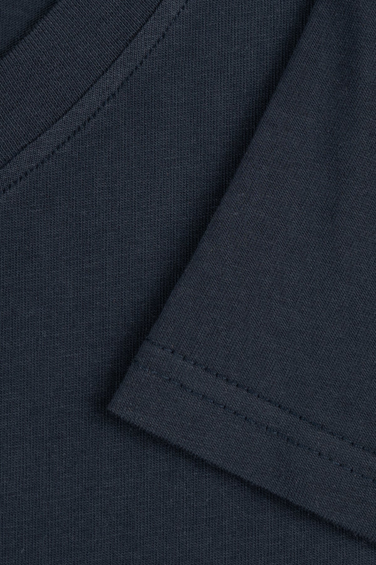 Kadın Vision V Yaka Premium Kalite Yoğun Dokulu Pamuklu T-Shirt Lacivert W102-R0220-08